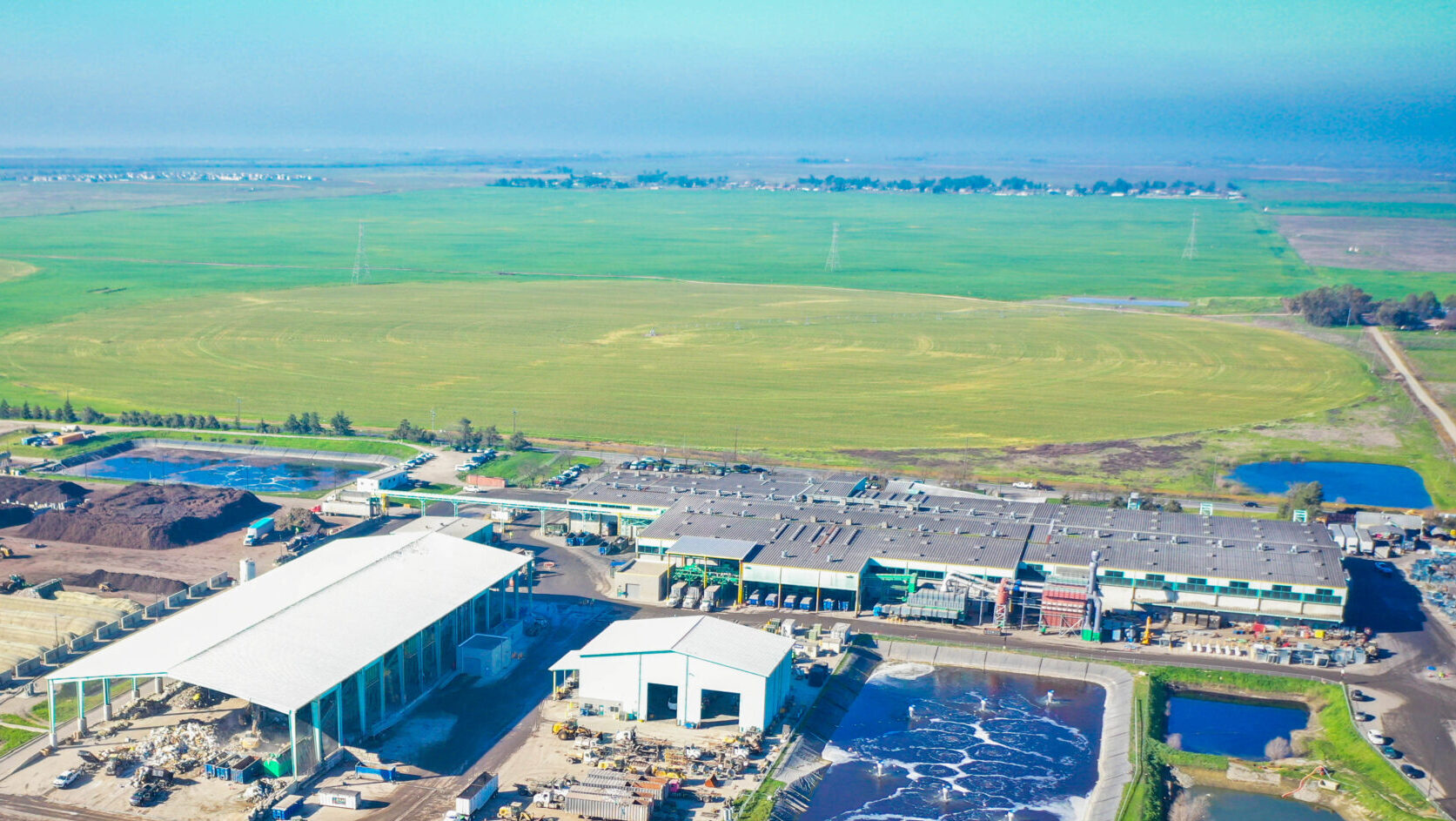 Farmland beyond the WPWMA's facilities